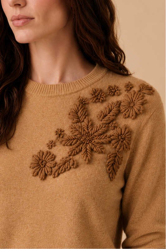 TRICOT CASHMERE NELIA MARRON