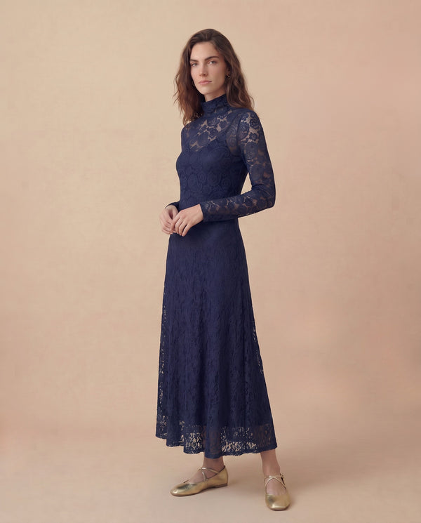 VESTIDO ELO AZUL MARINHO