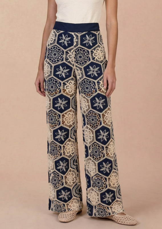 CALÇA ORNATO AZUL MARINHO