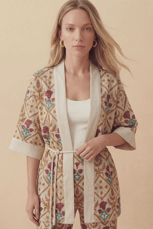 KIMONO HERBÁRIO MARFIM
