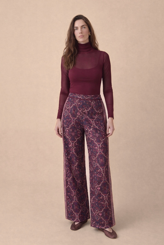 CALÇA MOSAICO BORDO