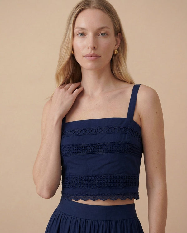 TOP RENDAR AZUL