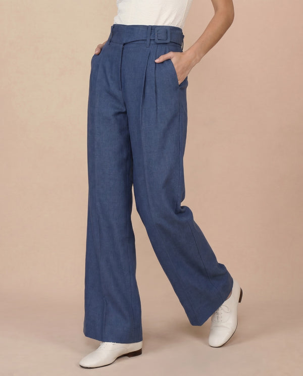 CALÇA MOLDURA AZUL MARINHO