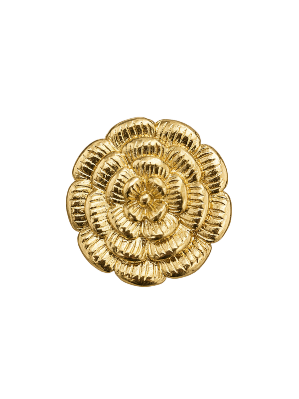 BROCHE CAMÉLIA DOURADO