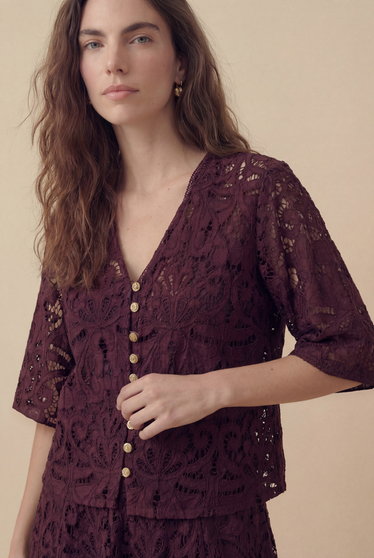 BLUSA NAYA BORDO