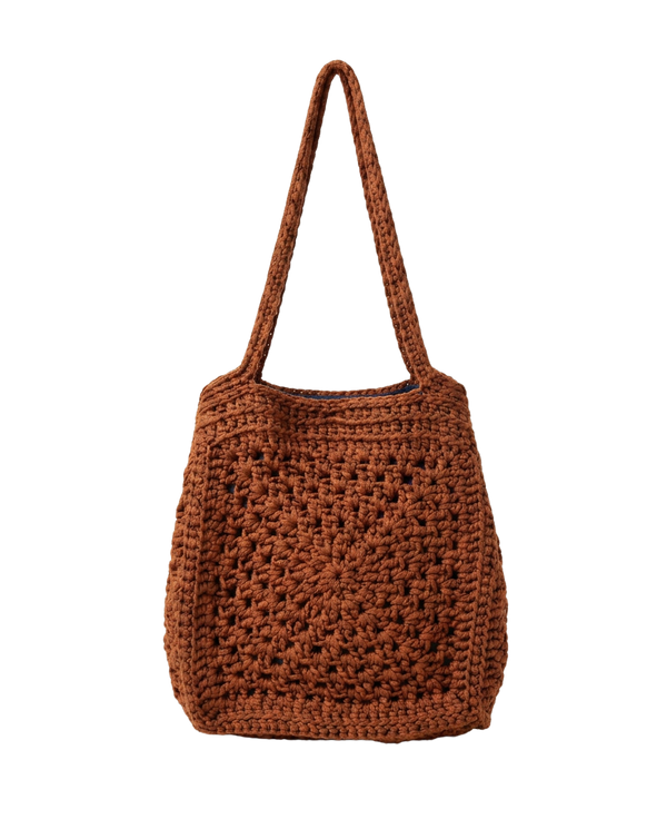 BOLSA CROCHET TERRACOTA