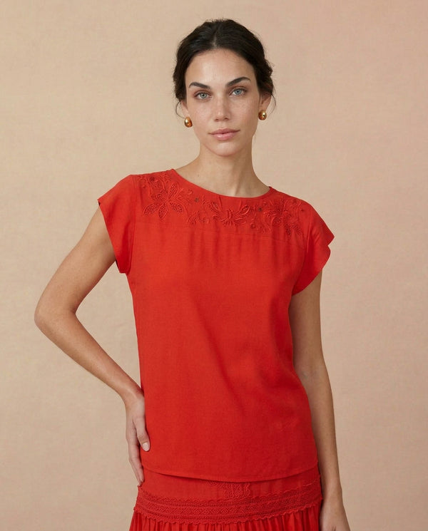 BLUSA SERENA - VERMELHO